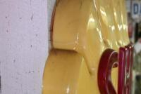 SHELL: An original circa 1960s Shell perspex illumination clam, some damage as per photos, 70cm high x 68cm wide - 5