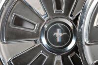HUBCAPS: Six pressed metal 1960s Mustang hubcaps - 3