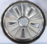 HUBCAPS: Six pressed metal 1960s Mustang hubcaps - 5