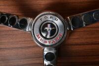 STEERING WHEEL: A 1960s three spoke steering wheel, 40cm diameter - 5