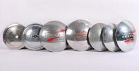 HUBCAPS: Six early Plymouth and Chev hubcaps