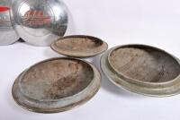 HUBCAPS: Six early Plymouth and Chev hubcaps - 2