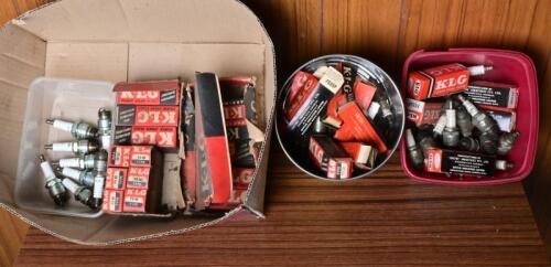 SPARK PLUGS: A collection of spark plugs, most used