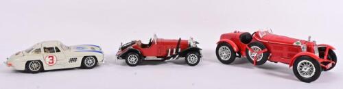 BBURAGO: Three European car models by Bburago