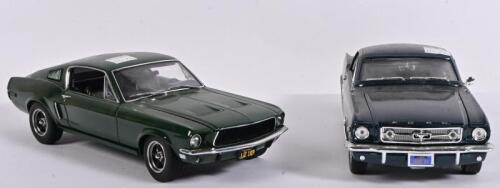 MUSTANG: Two 1:18 scale Ford Mustang models