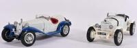 ALFA ROMEO - MERCEDES: A pair of&nbsp;1:18 scale models,&nbsp;an 1932 Alfa Romeo 2300 Spider and a 1928 Mercedes-Benz SSK