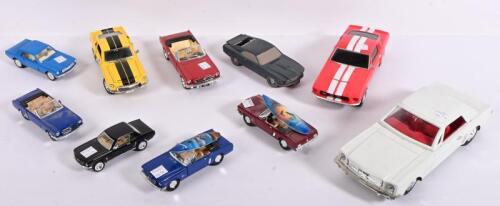 MUSTANG: A collection of ten various modern models of Mustangs