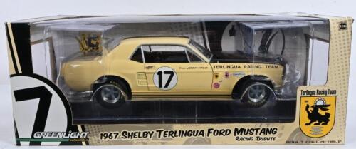 FORD: A 1:18 scale Greenlight Collectables 1967 Shelby Terlingua Ford Mustang as driven by Jerry Titus, in box