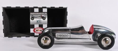 INDIANAPOLIS: A 1:18 scale replica model of an Indianapolis tether style car, in box