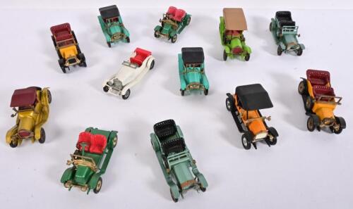 MATCHBOX: Twelve various 1:24 scale early 1900s "Models of Yesteryear" car models