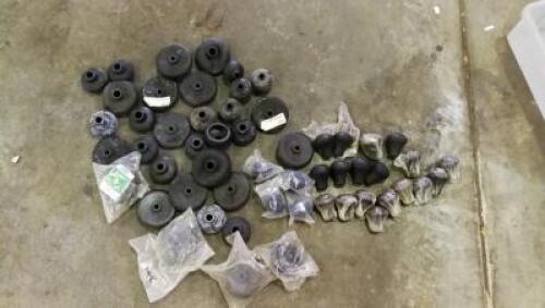 GEARBOX: A collection of various rubber gearbox boots and gear knobs