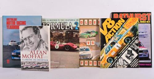 AUSTRALIAN MOTOR SPORT: A group of Australian motor sport books including 'AUSTRALIAN MOTOR RACING YEARBOOK (1981/82), Number 11' published 1982 by Motor Sport Press, 255 pages, 'BATHURST 1982' hardcover book, edited by David Hassall, published by Garry S