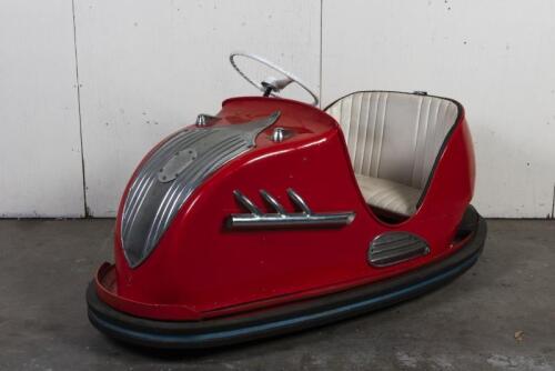 LUNA PARK: An original dodgem car from Luna Park, Melbourne, 97cm high, 190cm wide approx., 102cm wide approx.