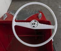 LUNA PARK: An original dodgem car from Luna Park, Melbourne, 97cm high, 190cm wide approx., 102cm wide approx. - 13