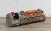 TIN TOY: A 1960s Japanese battery operated tin "Mountain Special" locomotive by Modern Toys, 40cm long - 2