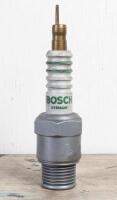 BOSCH: A large plastic promotional Bosch spark plug, 35.5cm high