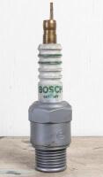 BOSCH: A large plastic promotional Bosch spark plug, 35.5cm high - 2