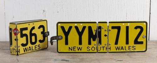 PHOTO ALBUMS: Two photo albums made from old NSW number plates