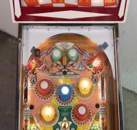 PINBALL MACHINE: A 1960s 'Beat the Clock' pinball machine by Williams Electronic Manufacturing Corporation (1958-1967), 176cm high, 140cm wide, 61cm deep - 5