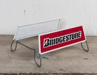 BRIDGESTONE: A Bridgestone tyre stand, 17cm high, 34cm wide, 28cm deep - 2