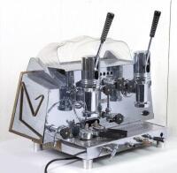 COFFEE MACHINE: A rare original circa 1958 restored two group lever Eterna espresso machine, with all brass and copper internals remaining, released when the Grand Prix era of motorsport began to build momentum in popularity (Updated Description) - 3