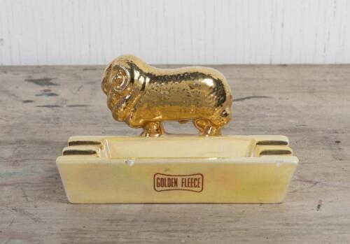 GOLDEN FLEECE: A ceramic Golden Fleece ashtray