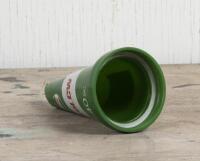 CASTROL: A circa 1960s Castrol Wakefield one quart embossed glass oil bottle with later CW 30-40 SC plastic pourer - 3