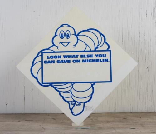 MICHELIN: A 1980s point of sale sign 'specials board' featuring Bibendum, 54 x 54cm