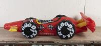 GOODYEAR: An inflatable Grand Prix race car made by sponsors Fosters lager, 90cm long approx. - 2