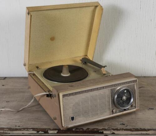 PHILLIPS: A Phillips portable record player and transistor