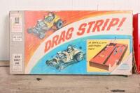 DRAG STRIP: A vintage board game Drag Strip by Milton Bradley, made in Australia, lacking two cars and a trigger - 2