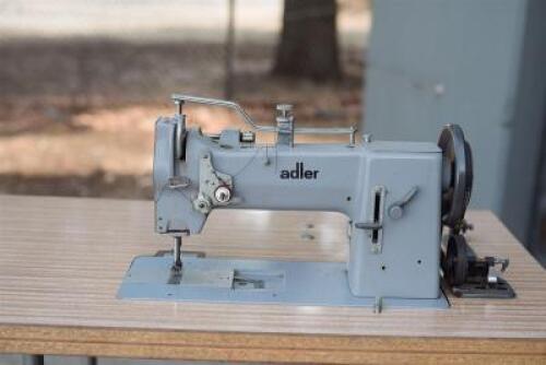SEWING MACHINE: An Adler model 167 walking foot industrial sewing machine, made in Germany