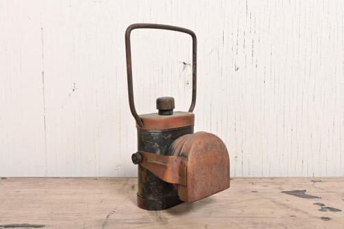 KEMPTHORNE: A Kempthorn electric bicycle light, made for military use, stamped 
1944 D^D, 11cm high