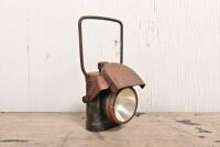 KEMPTHORNE: A Kempthorn electric bicycle light, made for military use, stamped 
1944 D^D, 11cm high - 2