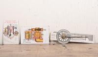 WORKING MODELS: Three working models of a petrol engine, a carburettor and a differential gear by George Sherrin, produced by The Car Illustrated