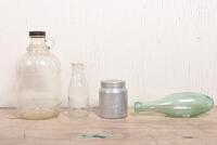 KITCHENALIA: A collection of vintage kitchen items, including a vintage aluminium canister