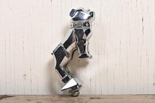 MACK BULLDOG: A chrome hood ornament in the form of a stylised bulldog, 9.5cm high