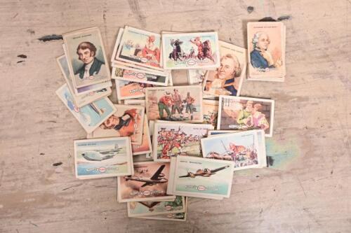 TRADING CARDS: A collection of Atlantic picture pageant trading cards, including English Historical Series, Conquest of the Air and Australian Historical Series, none complete