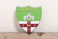 ASCC: An Australian Sporting Car Club membership enamelled grille badge, 9cm high