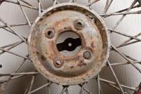 GOODYEAR: A double laced wire wheel with Goodyear trye, 65cm diameter - 5