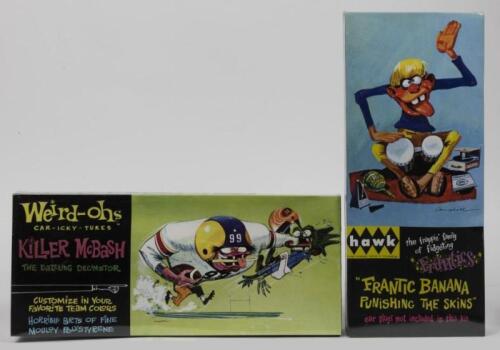 HAWK: Two NOS Sealed model kit Weird-ohs including "Frantic Banana' & 'Killer Mcbash'