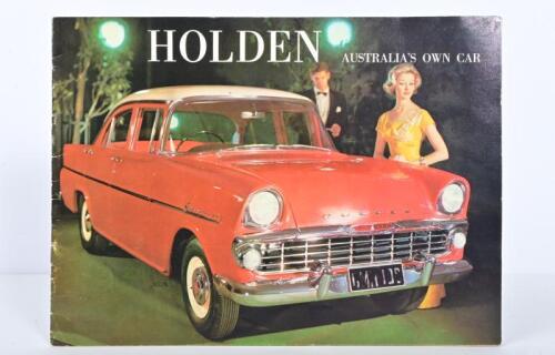 HOLDEN: A high quality original circa 1960 Holden FB/EK sales brochure distributed&nbsp;by M.G Taylor Motors, Ballarat