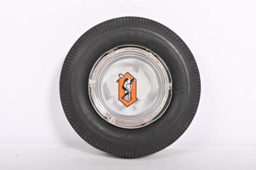 OYLMPIC: A circa 1950's Olympic tyre form ashtray, 14cm diameter