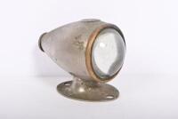 SMITHS: A 1920s Smiths indicator lamp, nickle plated brass, 8cm high, 11cm long
