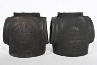 RUBBOLITE: A pair of Rubbolite Flexible Lamps Ltd rear stop lights, 7.5cm long - 4