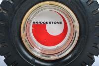 BRIDGESTONE: A circa 1960's Bridgestone tractor tyre form ashtray, 16.5cm diameter - 2