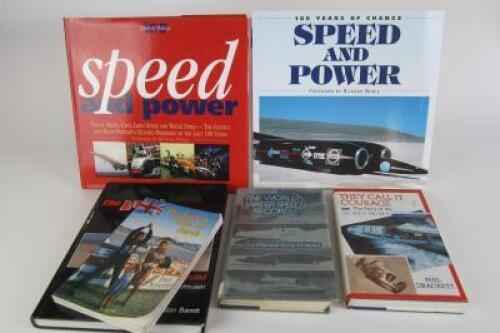 LAND SPEED: Six books on land and water record-breaking attempts