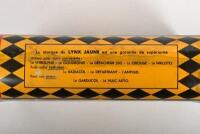 GRAPHOLYNX: A French Grapholynx oil tin, marked to base J Carnaud & Fils, 15.5cm high - 4