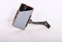 REAR VIEW MIRROR: A 1920/30s day and night rotating mirror, 13.5cm long - 2