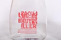 LUCAS: A 1950s Lucas glass battery filler in original box with instructions, 19cm high - 2